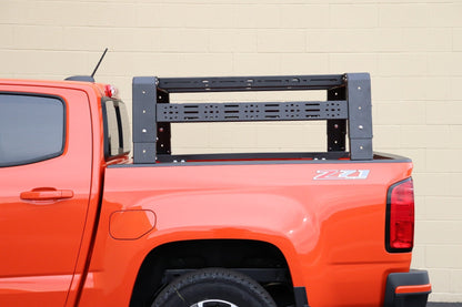 Treck 5Ft. Adjustable Bed Rack System | Includes Bracket Kit - Texture Black 2015-2022 GMC Canyon
