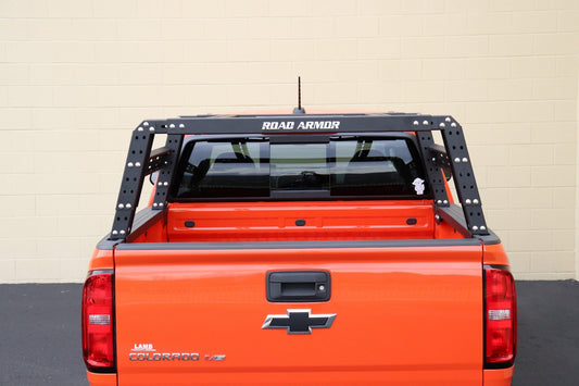 Treck 5Ft. Adjustable Bed Rack System | Includes Bracket Kit - Texture Black 2015-2022 GMC Canyon