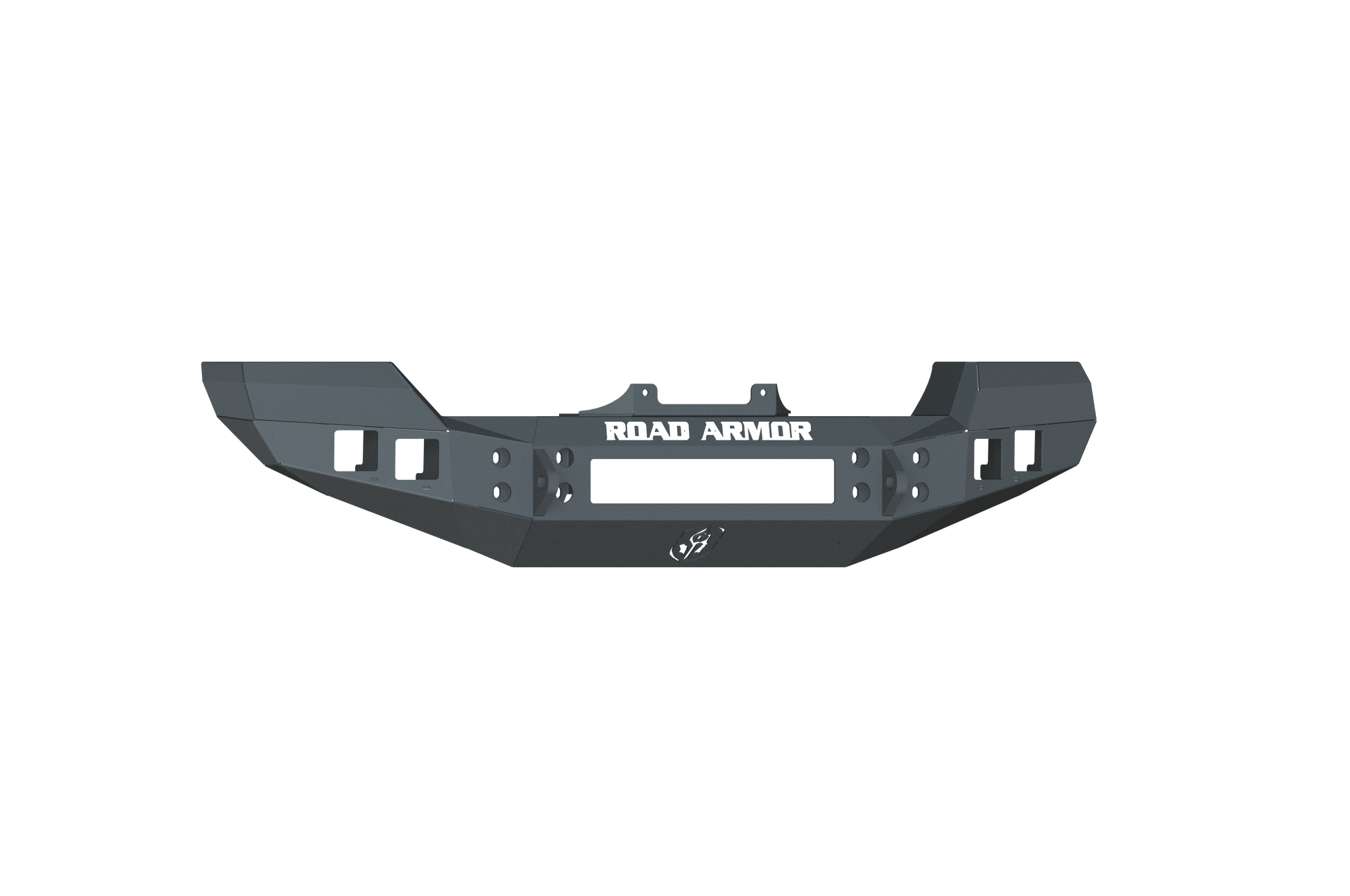 backhuji Stealth Front Winch Bumper - Texture Black WARN PowerPlant