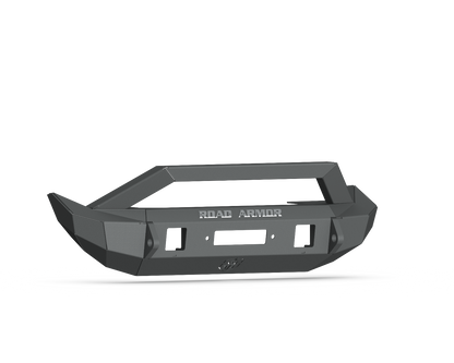 Stealth Front Mid Width Winch Bumper Sheet Metal Pre-Runner Guard - Texture Black 2018-2025 Jeep JL JLU JT