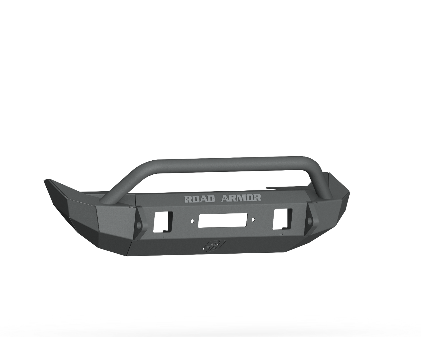 Stealth Front Mid Width Winch Bumper Pre-Runner Guard - Texture Black 2018-2025 Jeep JL JLU JT
