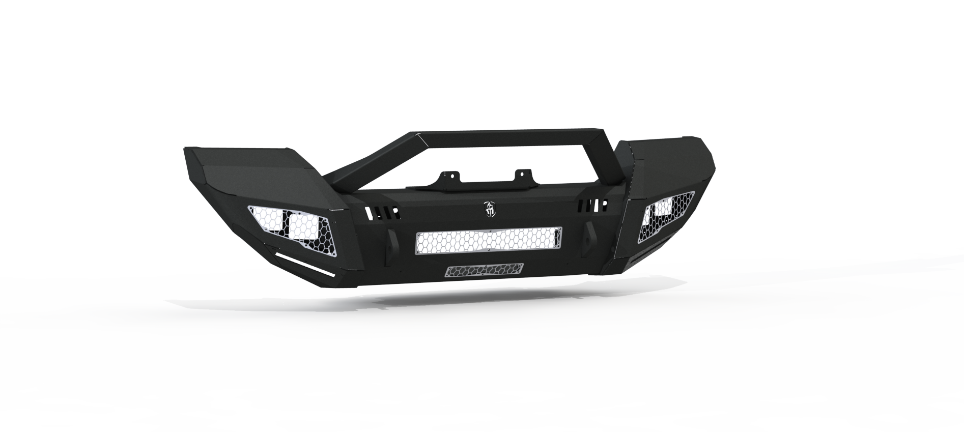 iDentity Front Jeep Full Width Winch Bumper Sheet Metal Pre-Runner Guard | Rubicon Only - Texture Black 2018-2023 Jeep JL Rubicon JT Rubicon