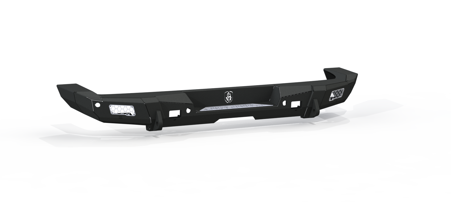 iDentity Rear Jeep Full Width Non-Winch Bumper | Factory Fenders Only - Texture Black 2018-2023 Jeep JL JLU