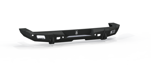 iDentity Rear Jeep Full Width Non-Winch Bumper | Factory Fenders Only - Texture Black 2018-2023 Jeep JL JLU