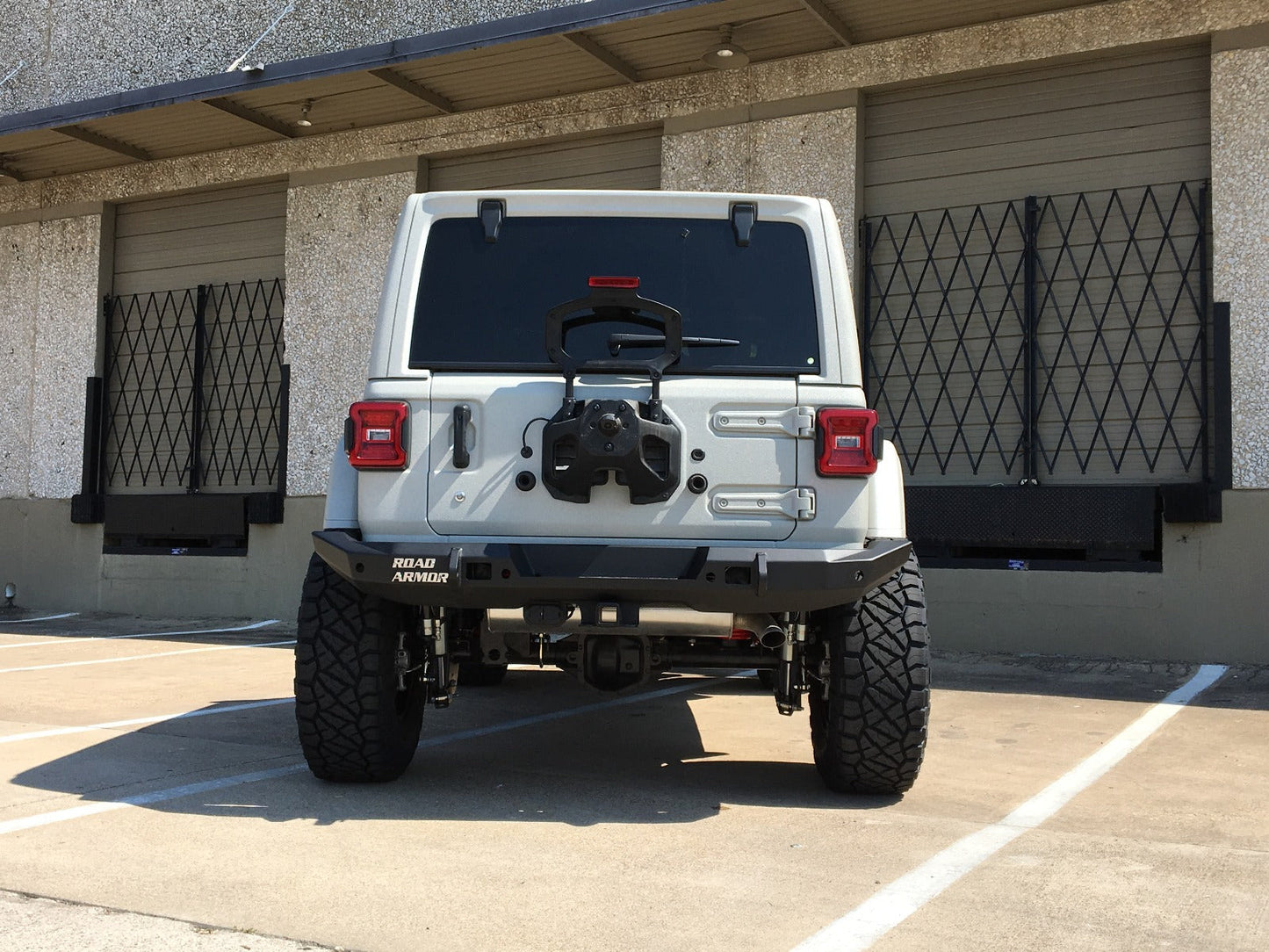 Stealth Rear Full Width Non-Winch Bumper - Texture Black 2018-2025 Jeep JL JLU