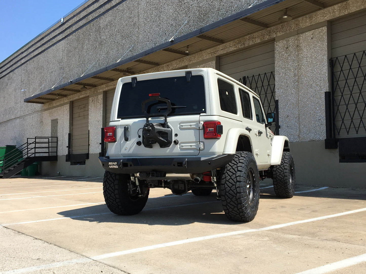 Stealth Rear Full Width Non-Winch Bumper - Texture Black 2018-2025 Jeep JL JLU