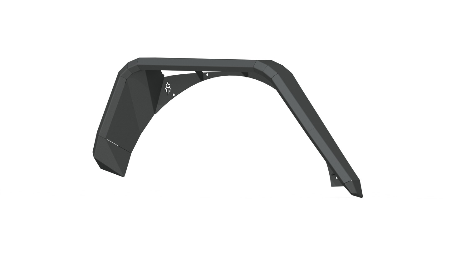 Stealth Rear Wide Fender Flares - Texture Black 2018-2025 Jeep JL JLU