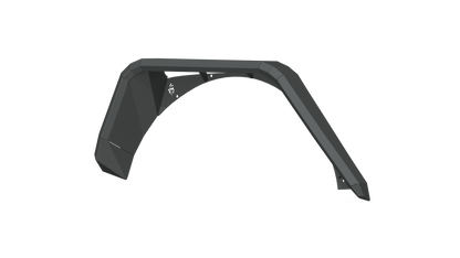 Stealth Rear Wide Fender Flares - Texture Black 2018-2025 Jeep JL JLU