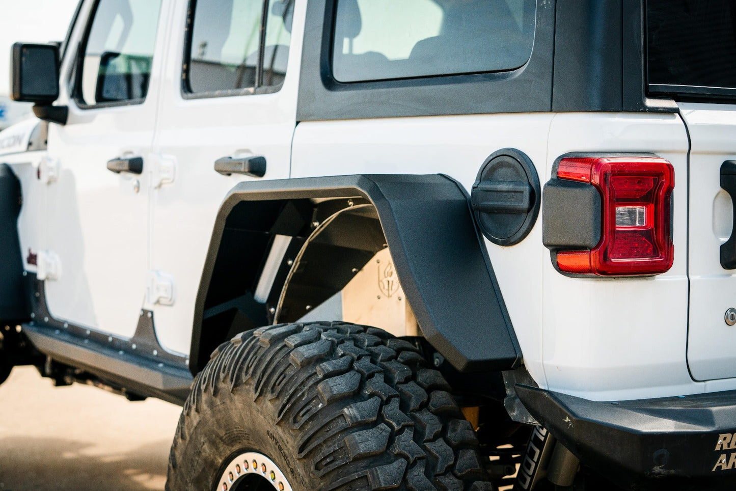 Stealth Rear Wide Fender Flares - Texture Black 2018-2025 Jeep JL JLU
