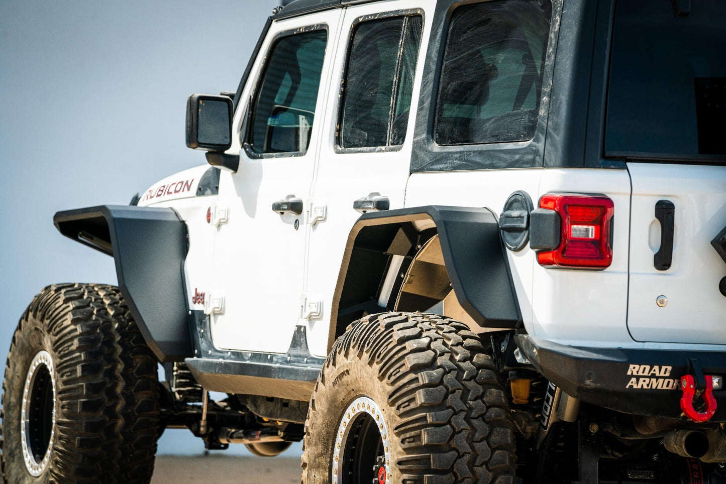 Stealth Rear Wide Fender Flares - Texture Black 2018-2025 Jeep JL JLU