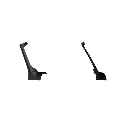Stealth Front A-Pillar Light Mounts | Rigid Adapt Array Only - Texture Black 2018-2025 Jeep JL JLU JT
