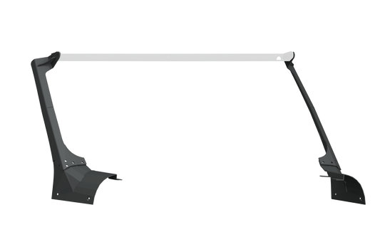 Stealth Front A-Pillar Light Mounts - Texture Black 2018-2025 Jeep JL JLU JT