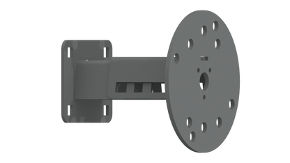Stealth Rear Tire Carrier Accessory | Extended Wheel Mount | 8.5" - Texture Black 2018-2025 Jeep JL JLU JK JKU