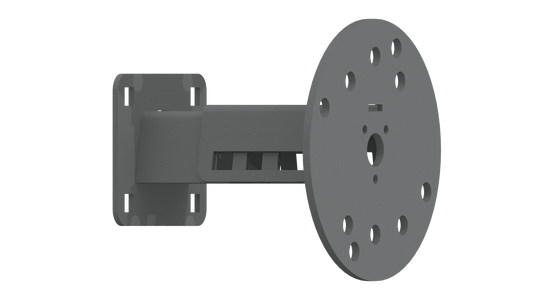 Stealth Rear Tire Carrier Accessory | Extended Wheel Mount | 8.5" - Texture Black 2018-2025 Jeep JL JLU JK JKU