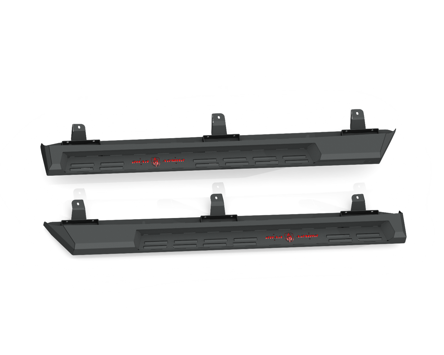 Stealth Side Step | 4 Door - Texture Black 2018-2025 Jeep JLU