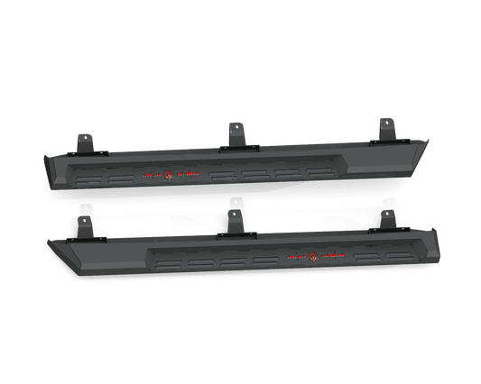 Stealth Side Step | 4 Door - Texture Black 2018-2025 Jeep JLU