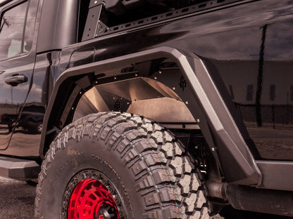 Stealth Rear Fender Flares - Texture Black 2020-2025 Jeep JT