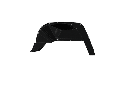 Stealth Rear Fender Liners - Texture Black 2020-2025 Jeep JT