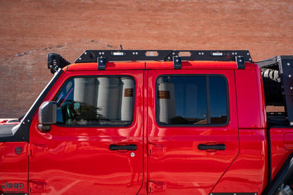 Treck Roof Rack System | Modular | 4 Door - Texture Black 2020-2025 Jeep JT