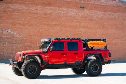 Treck Roof Rack System | Modular | 4 Door - Texture Black 2020-2025 Jeep JT