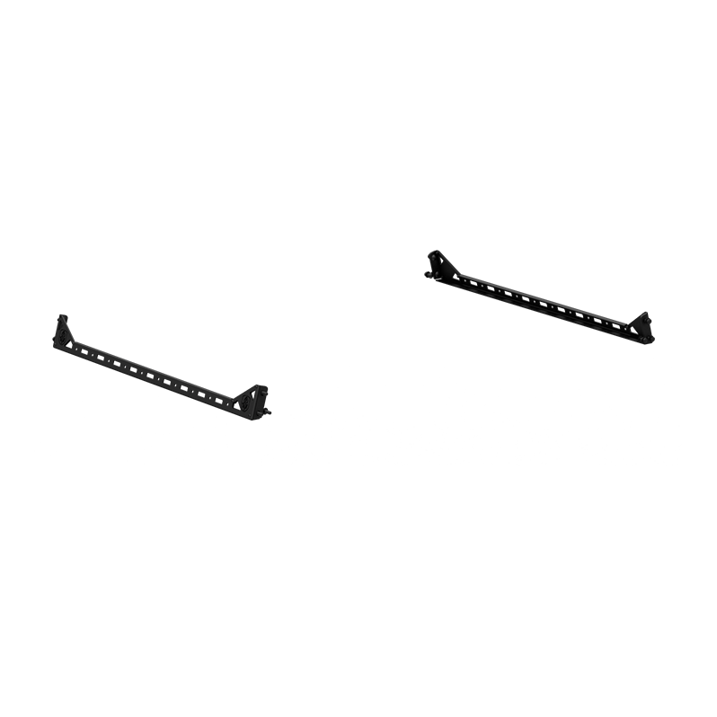 Treck Bed Rack System Accessory | Lower 5Ft. Bed Rail Mount (Pair) - Texture Black