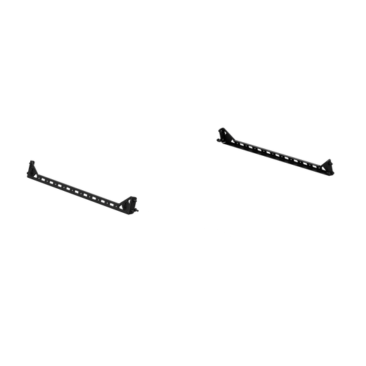 Treck Bed Rack System Accessory | Lower 5Ft. Bed Rail Mount (Pair) - Texture Black