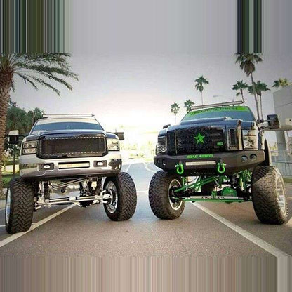 Stealth Front Non-Winch Bumper | Round Holes - Texture Black 2008-2010 Ford F-250 F-350 F-450