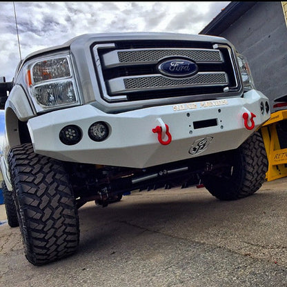 Stealth Front Winch Bumper | Round Holes - Texture Black 2011-2016 Ford F-250 F-350