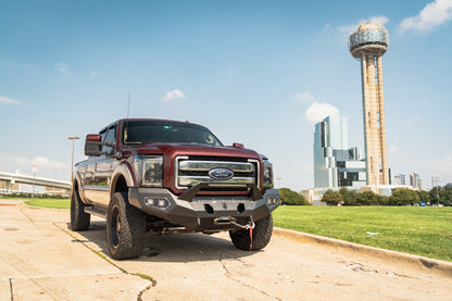 Evolution Front Winch Bumper Sheet Metal Pre-Runner Guard - Texture Black 2011-2016 Ford F-250 F-350