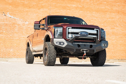Evolution Front Winch Bumper Sheet Metal Pre-Runner Guard - Texture Black 2011-2016 Ford F-250 F-350