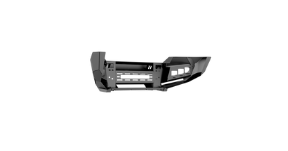 iDentity Front Bumper Full Kit | Shackle Center Section | Wide End Pods | Beauty Ring - Texture Black 2011-2016 Ford F-450 F-550