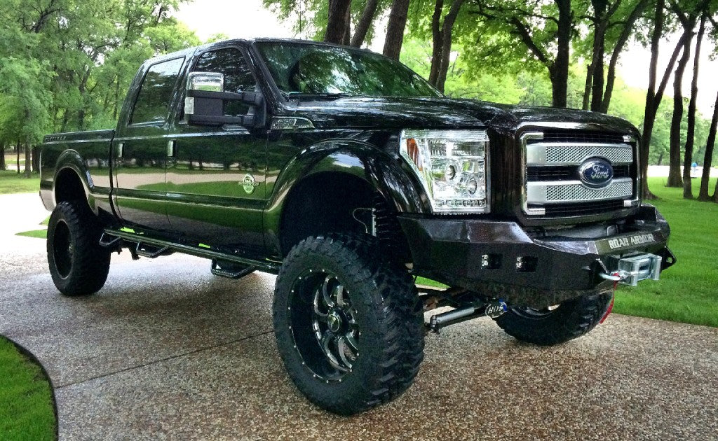 Stealth Front Winch Bumper - Texture Black 2011-2016 Ford F-450 F-550