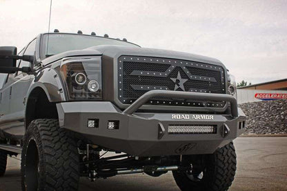 Stealth Front Non-Winch Bumper Pre-Runner Guard - Texture Black 2011-2016 Ford F-250 F-350