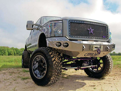 Stealth Front Winch Bumper | Round Holes - Texture Black 2011-2016 Ford F-250 F-350