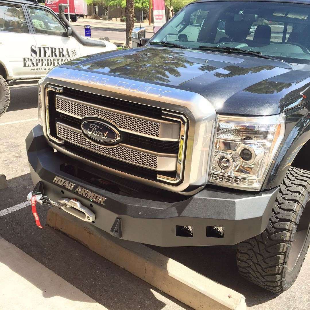 Stealth Front Winch Bumper - Texture Black 2011-2016 Ford F-250 F-350