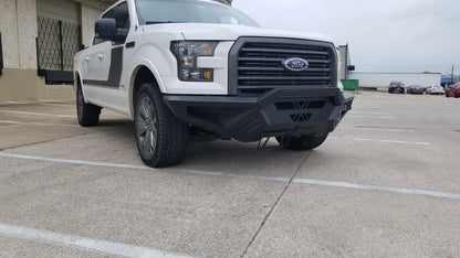 Spartan Front Bumper Bolt on Accessory Sheet Metal Pre-Runner Guard - Texture Black 2015-2017 Ford F-150