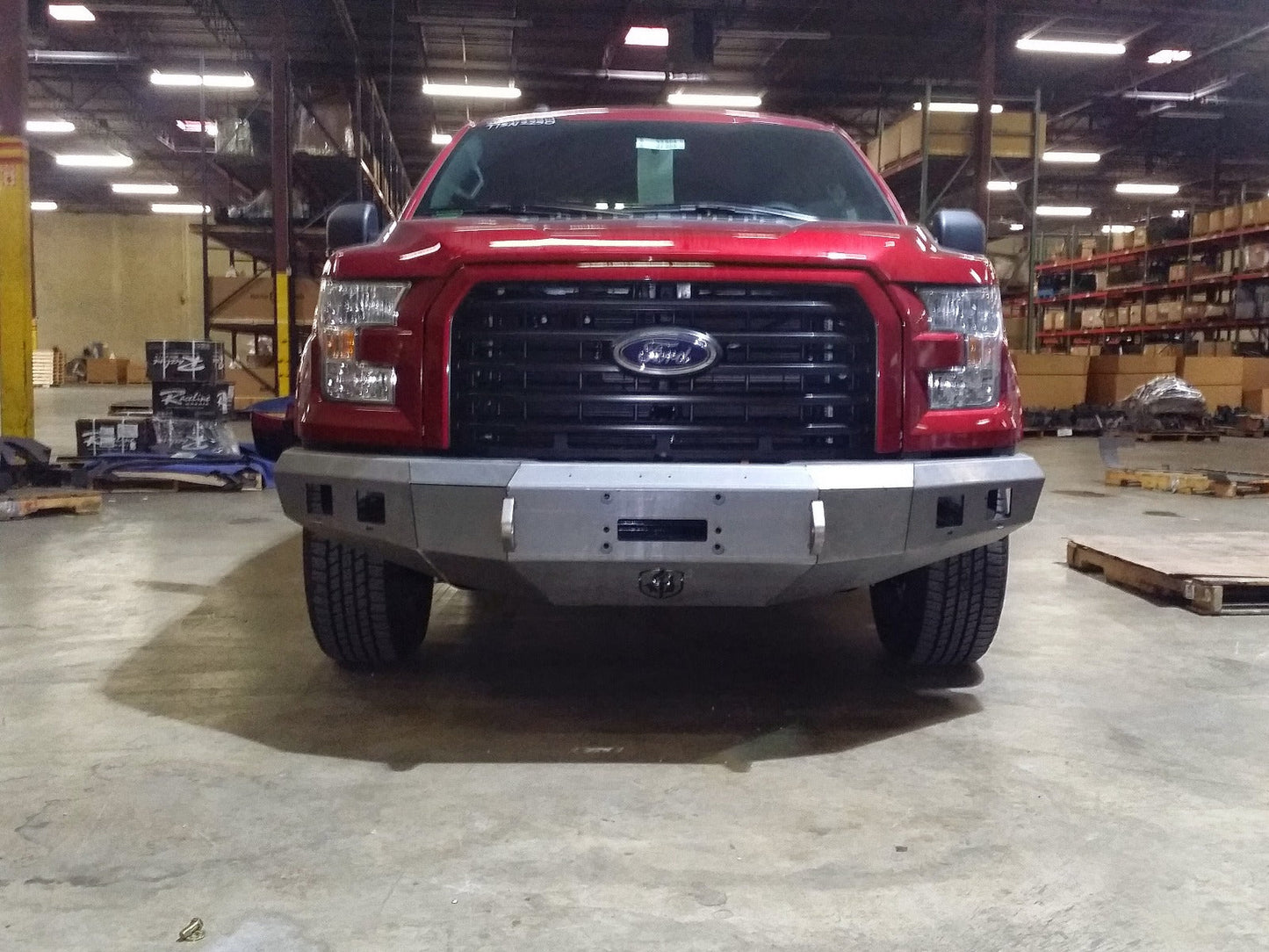 Stealth Front Winch Bumper - Texture Black 2015-2017 Ford F-150