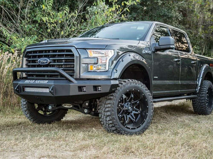 Stealth Front Non-Winch Bumper Pre-Runner Guard - Texture Black 2015-2017 Ford F-150