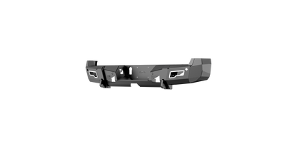iDentity Rear Bumper Full Kit | Center Section | Shackle End Pods | Beauty Ring - Texture Black 2017-2022 Ford F-250 F-350 F-450