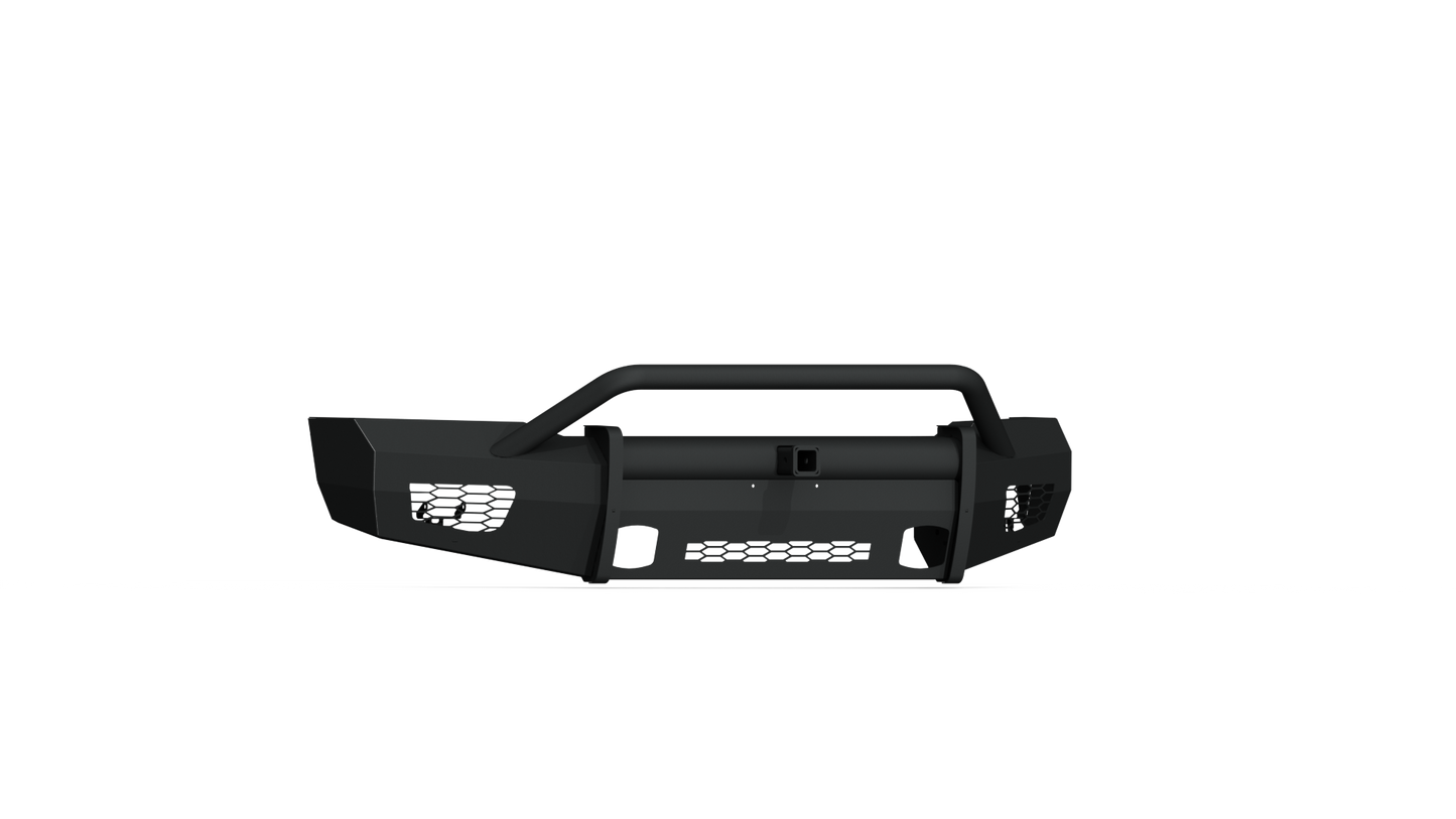 Vaquero Front Non-Winch Bumper Pre-Runner Guard | 2in Receiver - Texture Black 2018-2020 Ford F-150