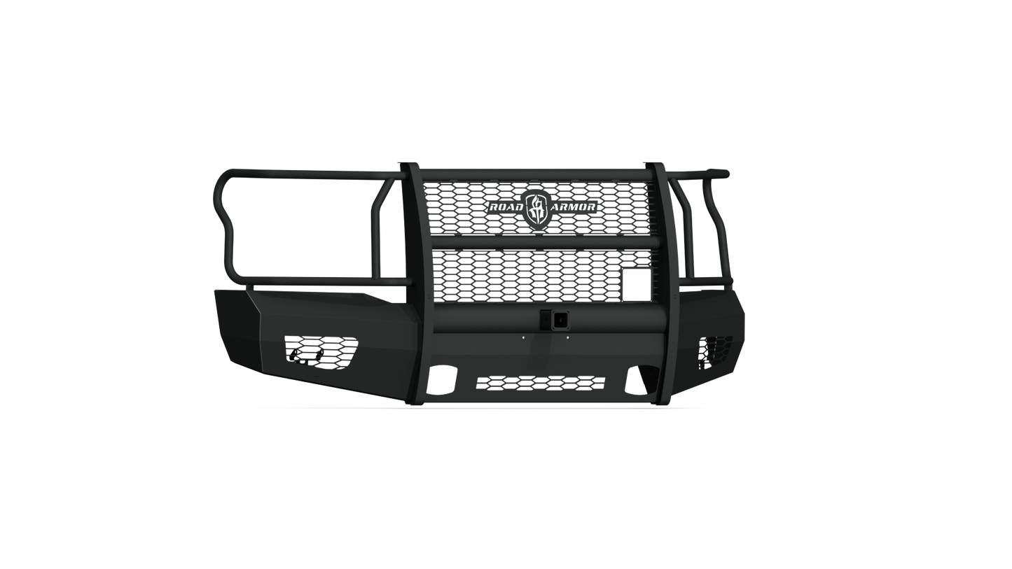 Vaquero Front Non-Winch Bumper Full Guard | 2in Receiver - Texture Black 2018-2020 Ford F-150