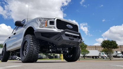Spartan Front Bumper Bolt on Accessory Sheet Metal Pre-Runner Guard - Texture Black 2018-2020 Ford F-150