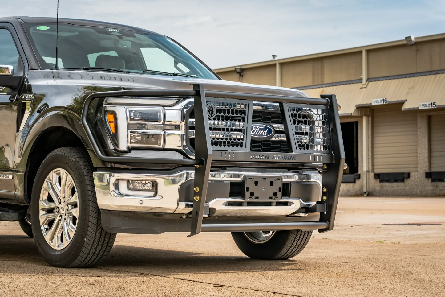 Vaquero Front Grille Guard - Brush Guard - Texture Black - 2021-2026 - FORD 150