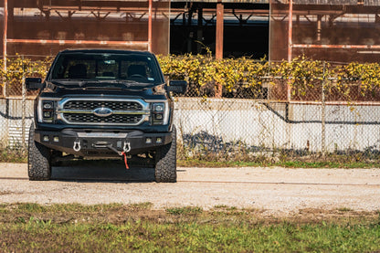 Stealth Front Winch Bumper - Texture Black 2021-2023 Ford F-150