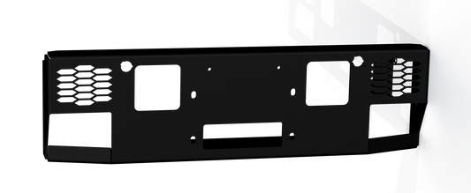 Vaquero Front Bumper Accessory Winch Plate - Texture Black 2021-2023 Ford F-150