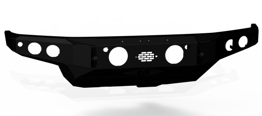 Stealth Front Mid Width Non-Winch Bumper - Texture Black 2021-2024 Ford Bronco