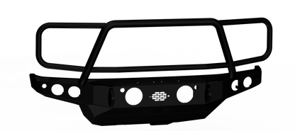 Stealth Front Mid Width Non-Winch Bumper Lonestar Guard - Texture Black 2021-2024 Ford Bronco