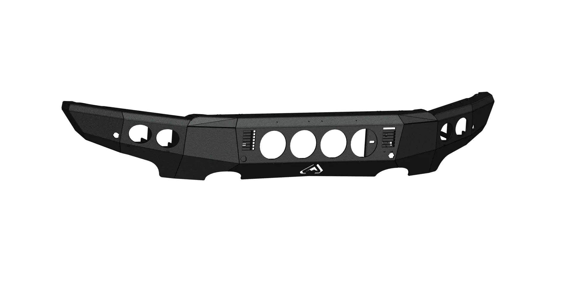 Stealth Front Non-Winch Bumper | Round Holes - Texture Black - 2021-2026 - Ford - Raptor