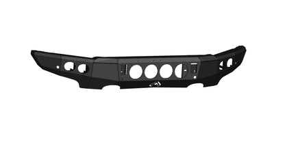 Stealth Front Non-Winch Bumper | Round Holes - Texture Black - 2021-2026 - Ford - Raptor