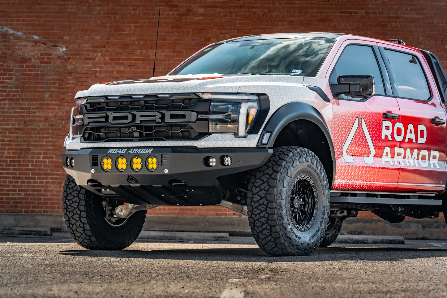 Stealth Front Non-Winch Bumper | Round Holes - Texture Black - 2021-2026 - Ford - Raptor